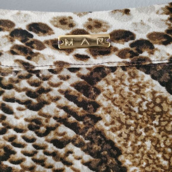 MAR by Vix Brown Multi Snake Print Kimono Size XL - Picture 7 of 8